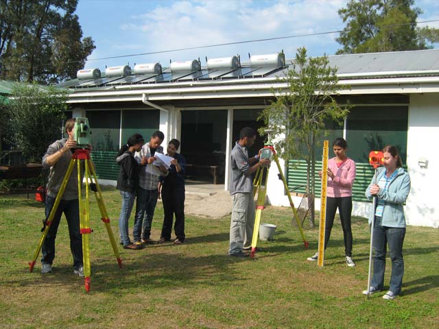 geology students, green energy accommodation